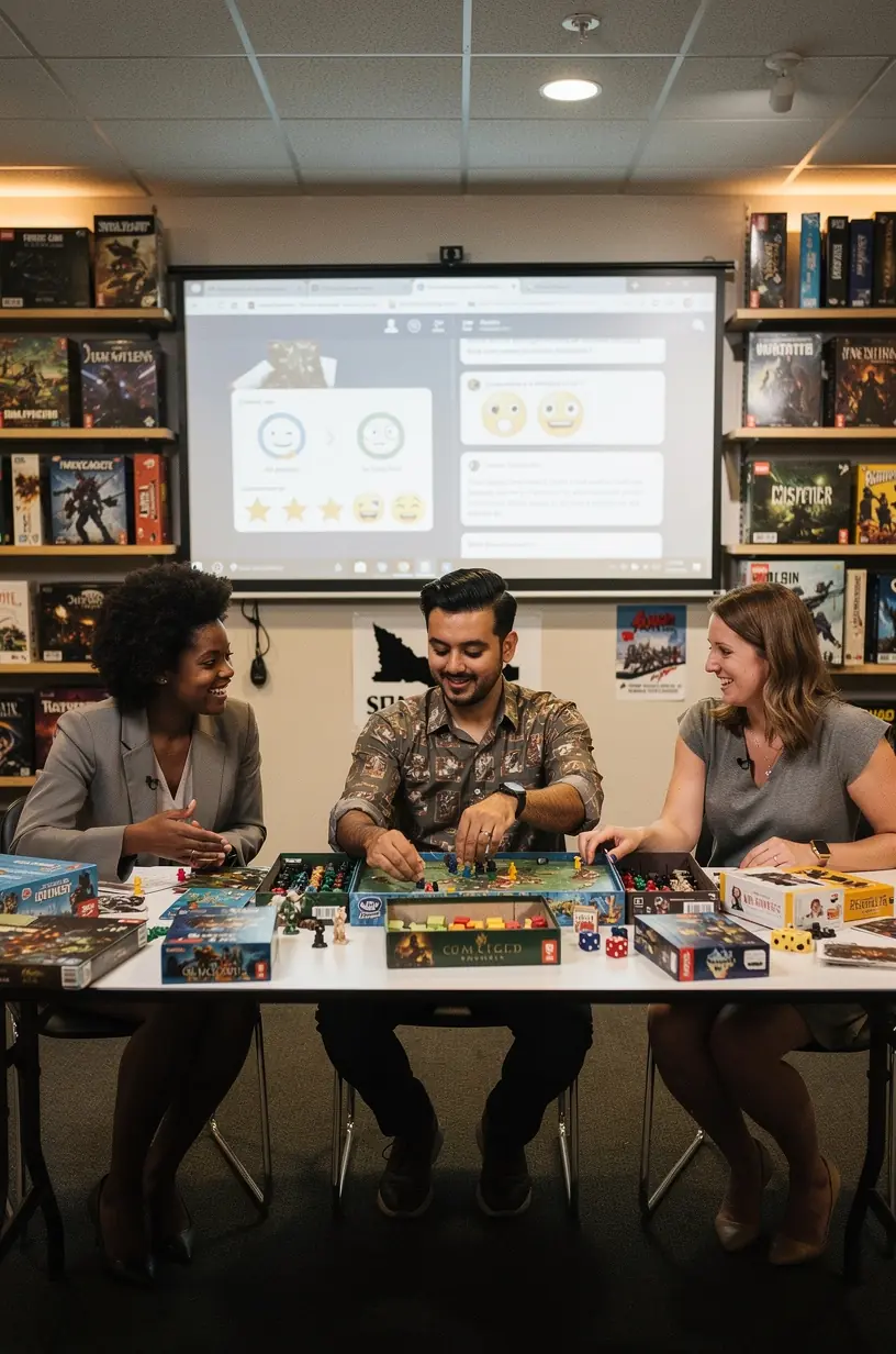 Engaging game night setup for new players